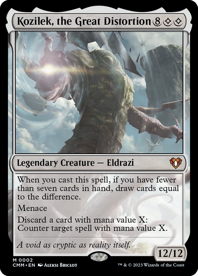 Kozilek, the Great Distortion - Commander Masters (CMM)