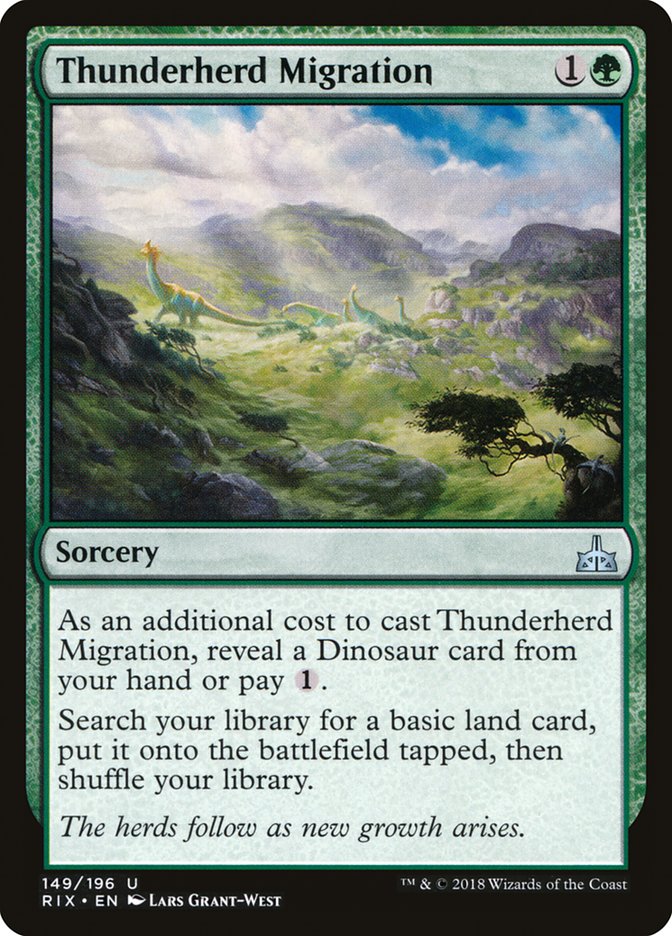 Thunderherd Migration - Rivals of Ixalan (RIX)