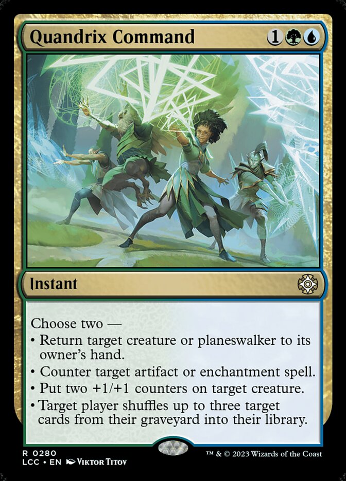 Quandrix Command - Lost Caverns of Ixalan Commander (LCC)