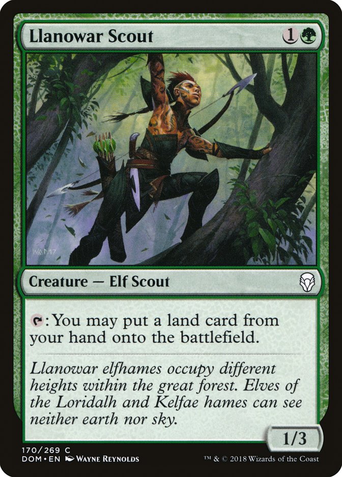 Llanowar Scout - Dominaria (DOM)