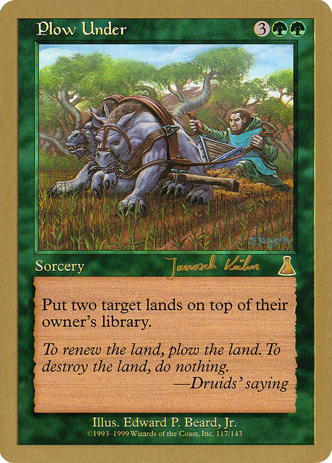 Plow Under - World Championship Decks 2000 (WC00)