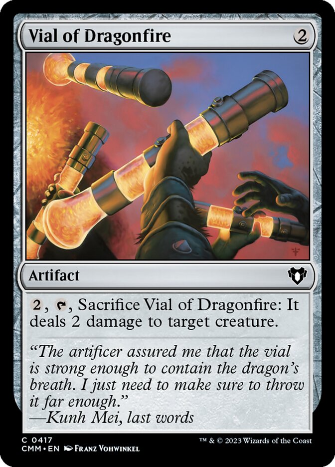 Vial of Dragonfire - Commander Masters (CMM)