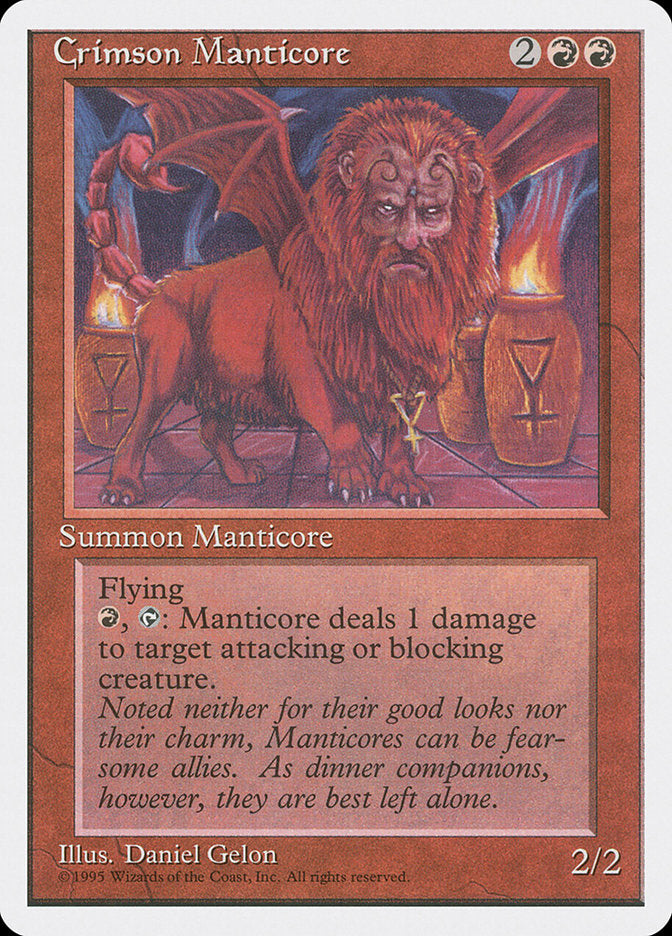 Crimson Manticore - Fourth Edition (4ED)