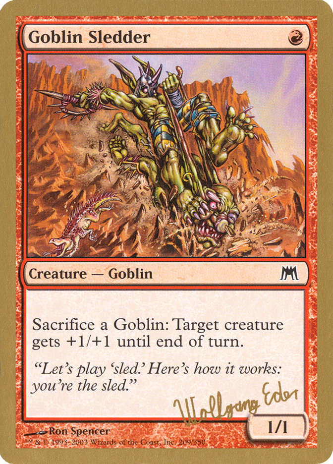 Goblin Sledder - World Championship Decks 2003 (WC03)