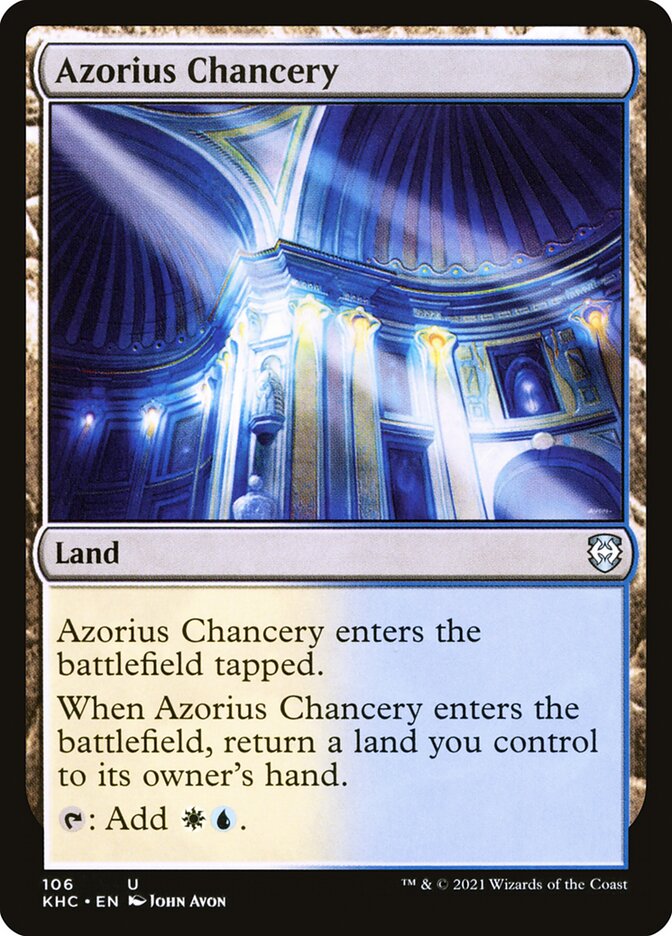 Azorius Chancery - Kaldheim Commander (KHC)