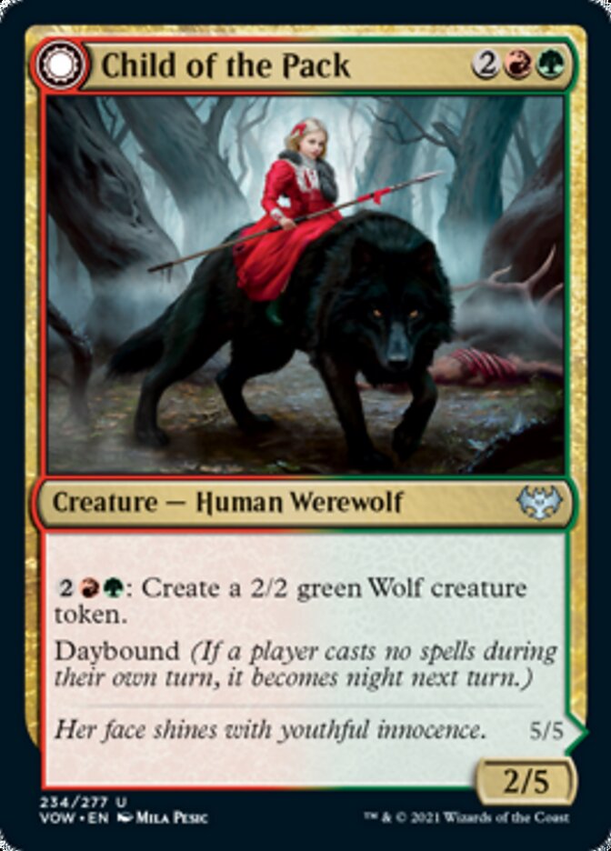 Child of the Pack // Savage Packmate - Innistrad: Crimson Vow (VOW)