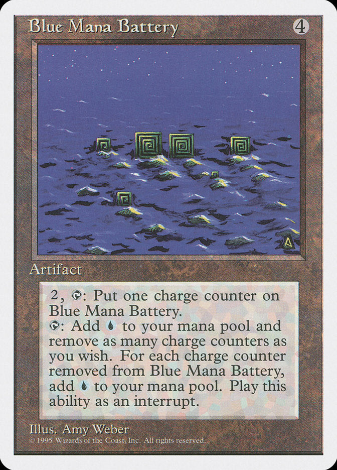 Blue Mana Battery - Fourth Edition (4ED)
