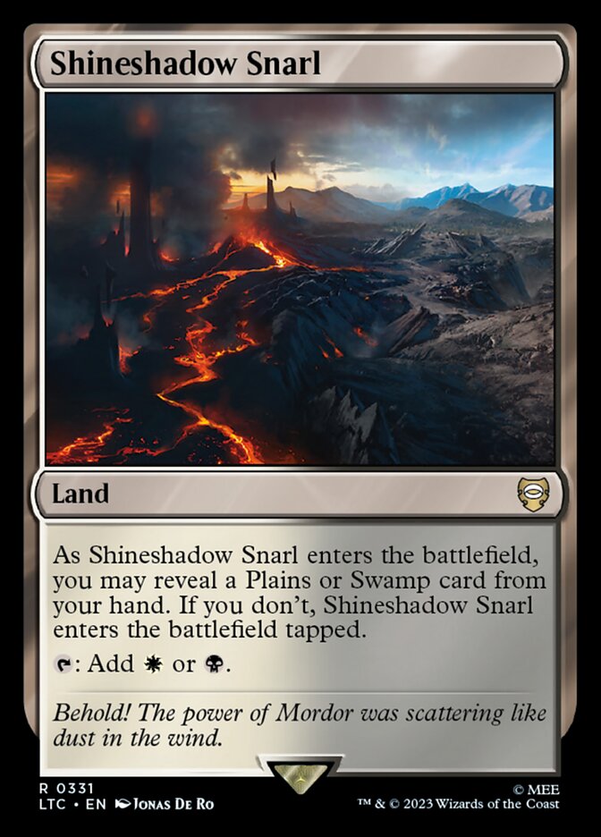 Shineshadow Snarl - Tales of Middle-earth Commander (LTC)