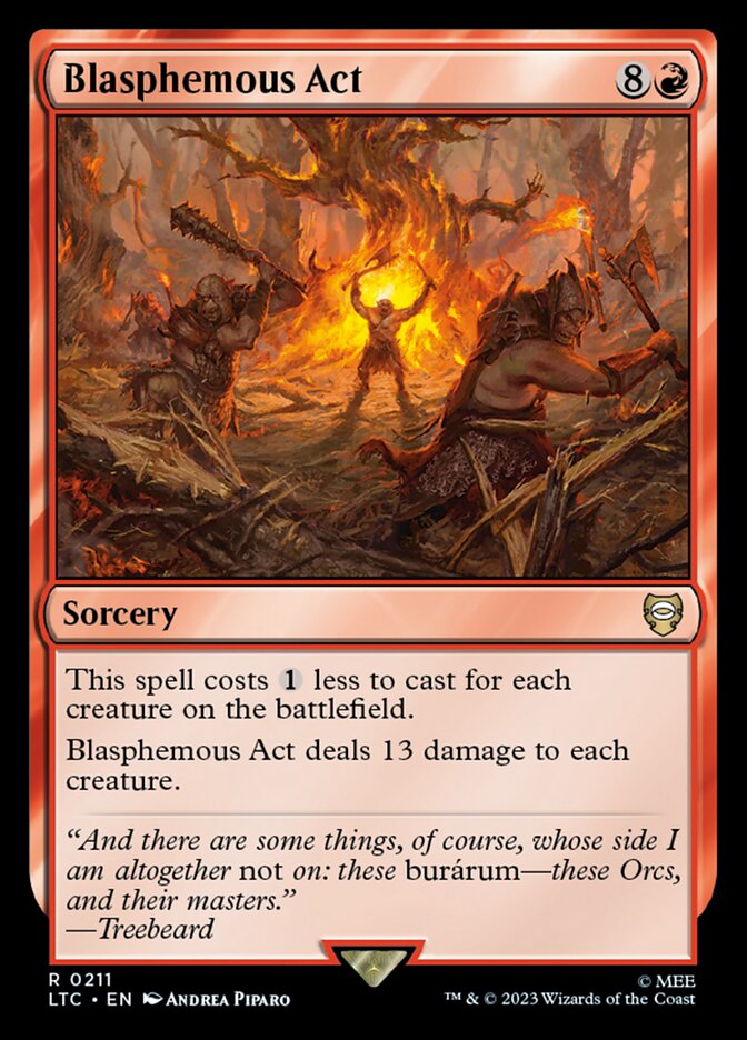 Blasphemous Act - Tales of Middle-earth Commander (LTC)