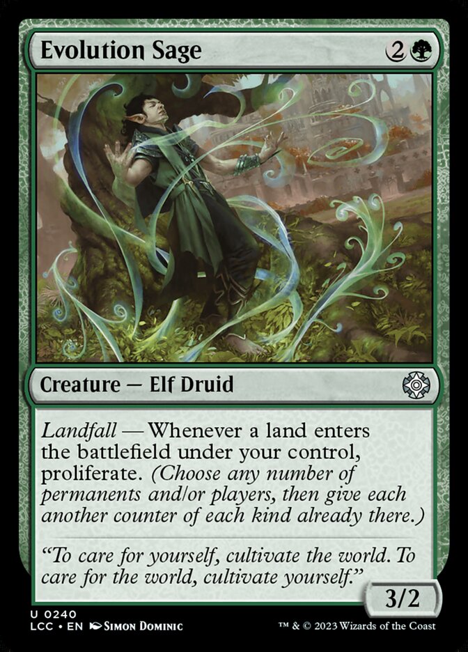 Evolution Sage - Lost Caverns of Ixalan Commander (LCC)