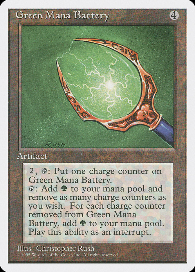 Green Mana Battery - Fourth Edition (4ED)
