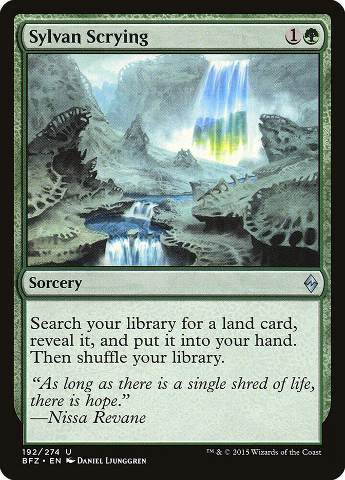 Sylvan Scrying - Battle for Zendikar (BFZ)