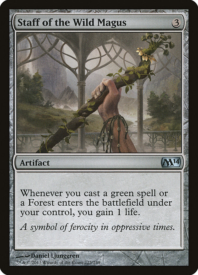 Staff of the Wild Magus - Magic 2014 (M14)