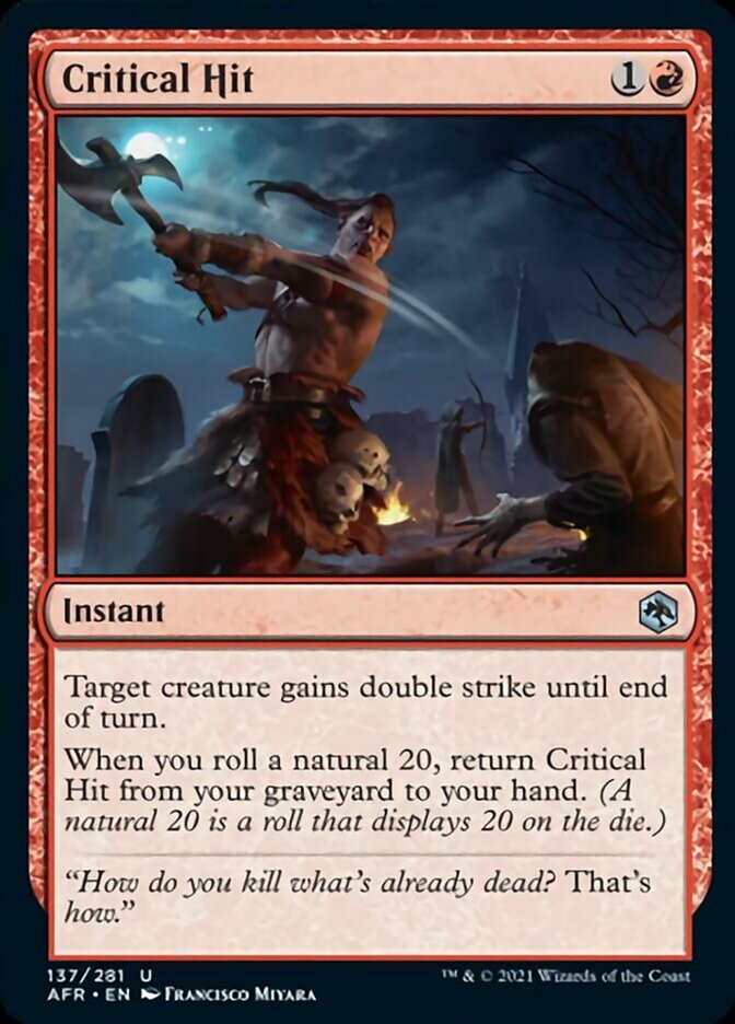 Critical Hit - Adventures in the Forgotten Realms (AFR)