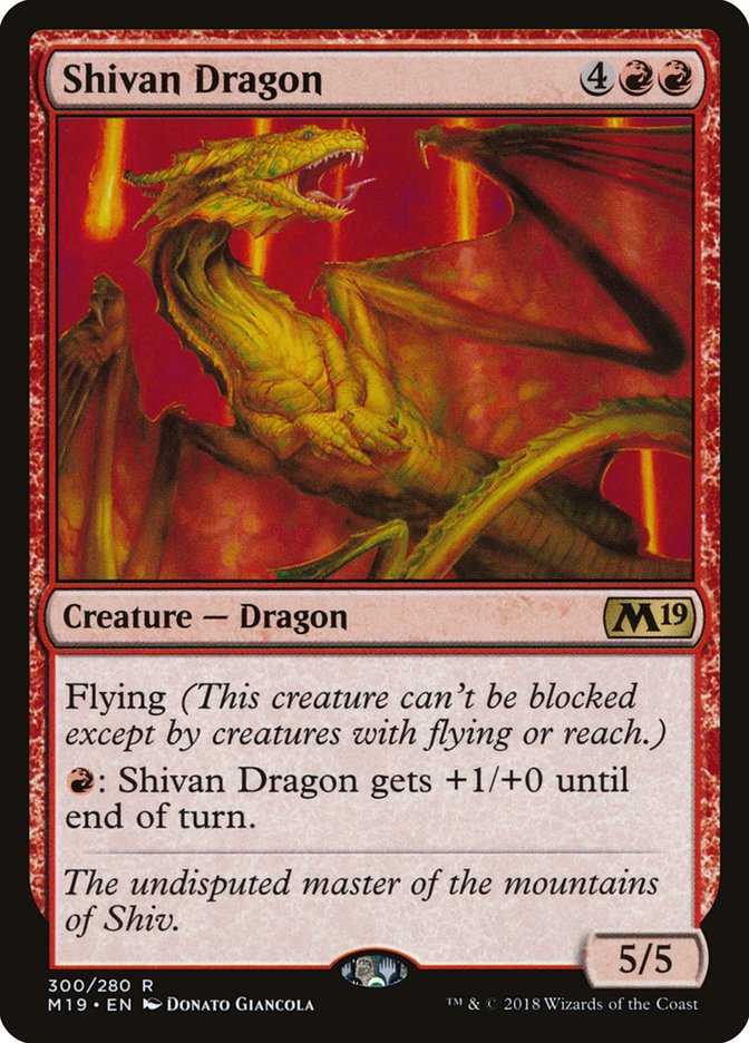 Shivan Dragon - Core Set 2019 (M19)