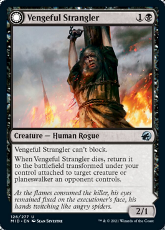 Vengeful Strangler // Strangling Grasp - Innistrad: Midnight Hunt (MID)