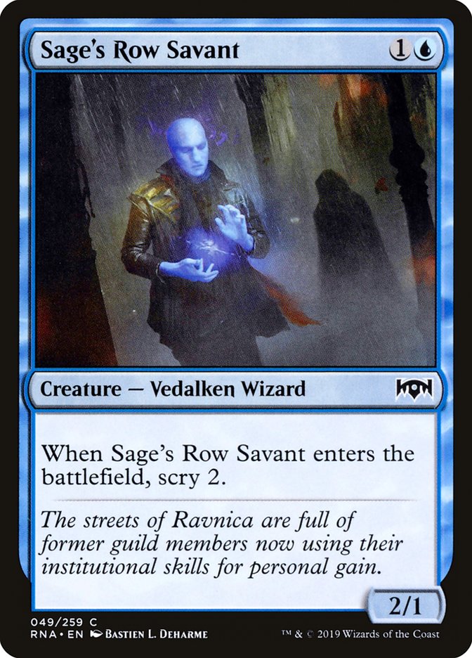 Sage's Row Savant - Ravnica Allegiance (RNA)