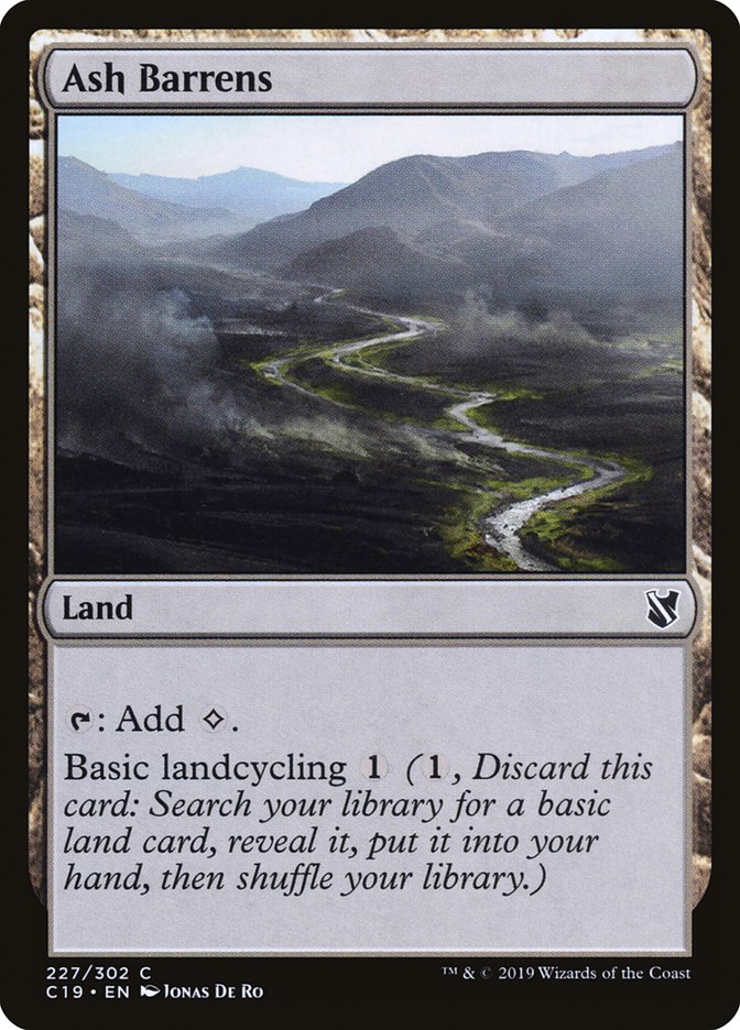 Ash Barrens - Commander 2019 (C19)