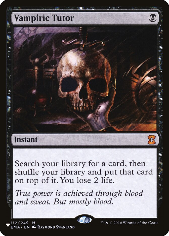 Vampiric Tutor - The List (PLIST)