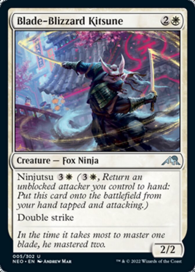 Blade-Blizzard Kitsune - Kamigawa: Neon Dynasty (NEO)