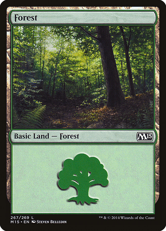 Forest (267) - Magic 2015 (M15)
