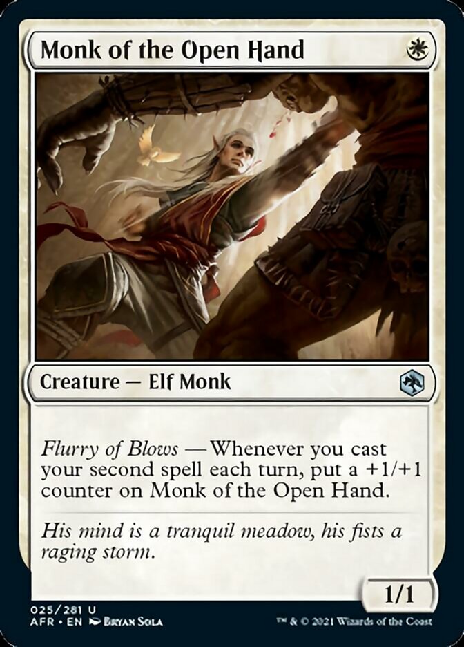 Monk of the Open Hand - Adventures in the Forgotten Realms (AFR)