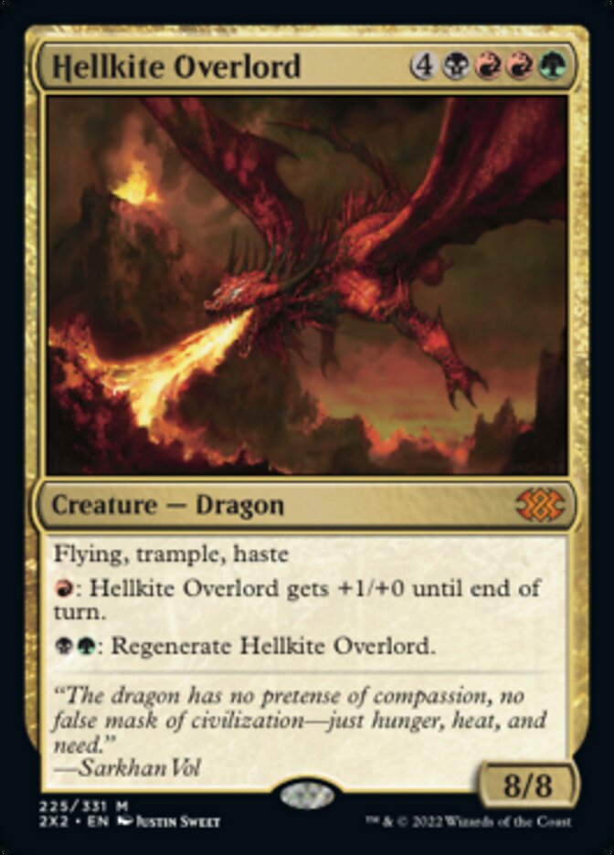 Hellkite Overlord - Double Masters 2022 (2X2)