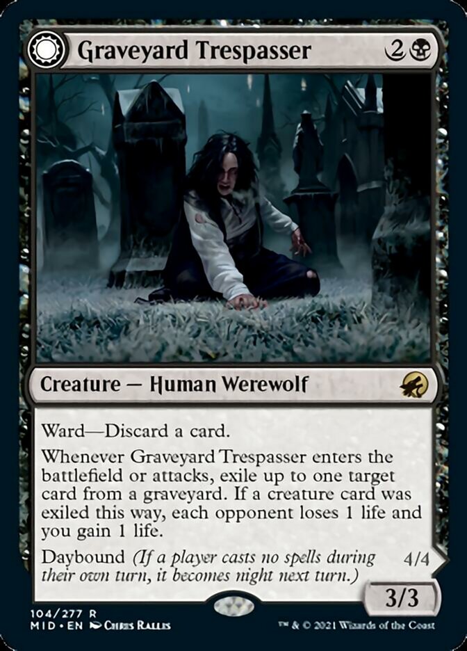 Graveyard Trespasser // Graveyard Glutton - Innistrad: Midnight Hunt (MID)