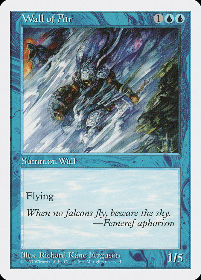 Wall of Air - Fifth Edition (5ED)