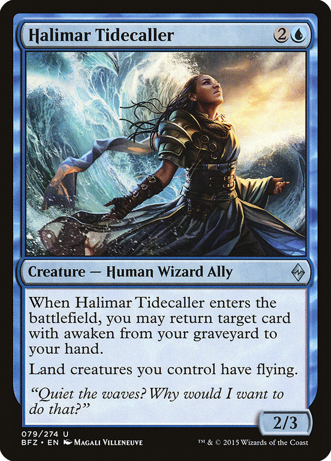Halimar Tidecaller - Battle for Zendikar (BFZ)