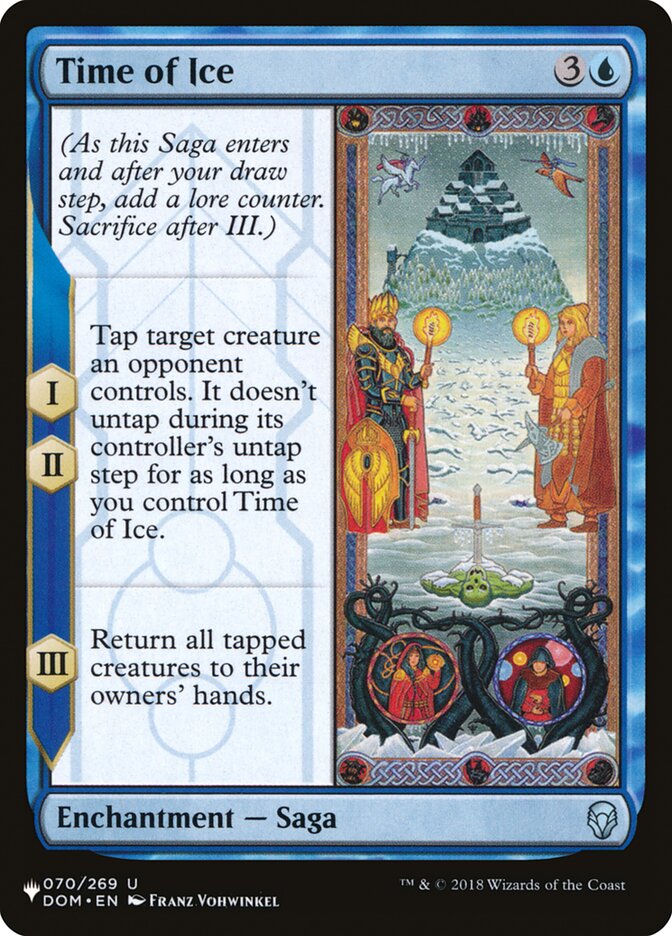 Time of Ice - The List (PLIST)