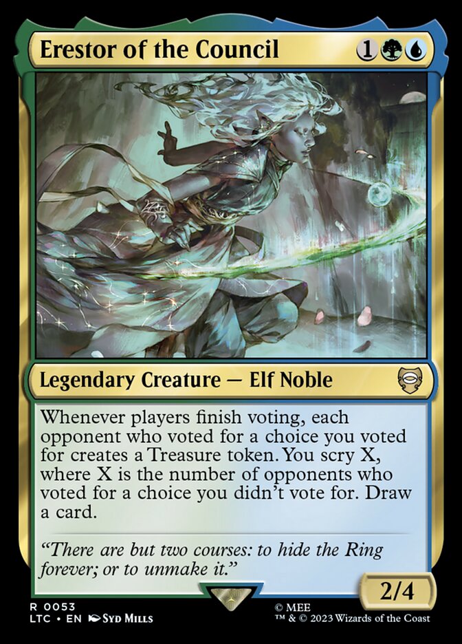 Erestor of the Council - Tales of Middle-earth Commander (LTC)
