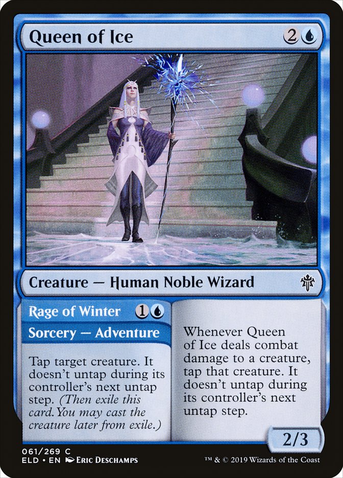 Queen of Ice // Rage of Winter - Throne of Eldraine (ELD)