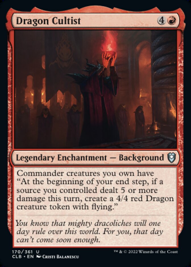 Dragon Cultist - Commander Legends: Battle for Baldur's Gate (CLB)