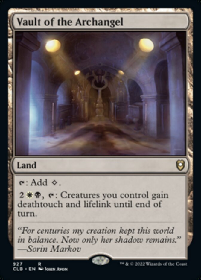 Vault of the Archangel - Commander Legends: Battle for Baldur's Gate (CLB)