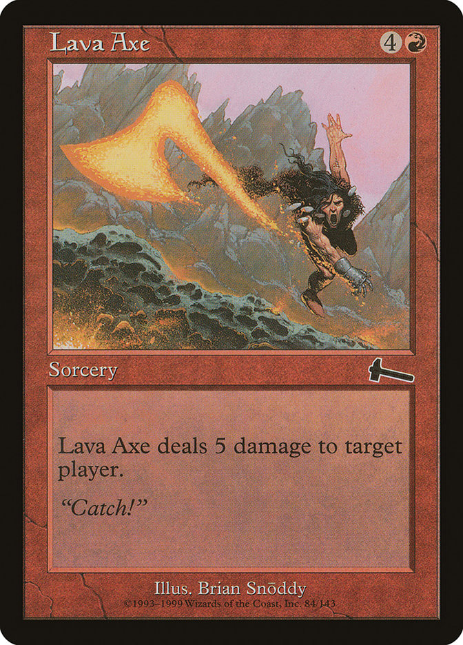 Lava Axe - Urza's Legacy (ULG)