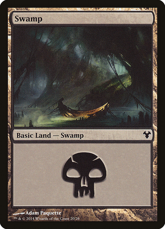 Swamp (20) - Modern Event Deck 2014 (MD1)
