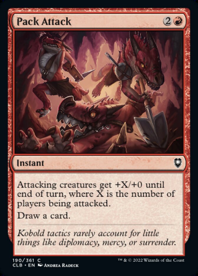 Pack Attack - Commander Legends: Battle for Baldur's Gate (CLB)