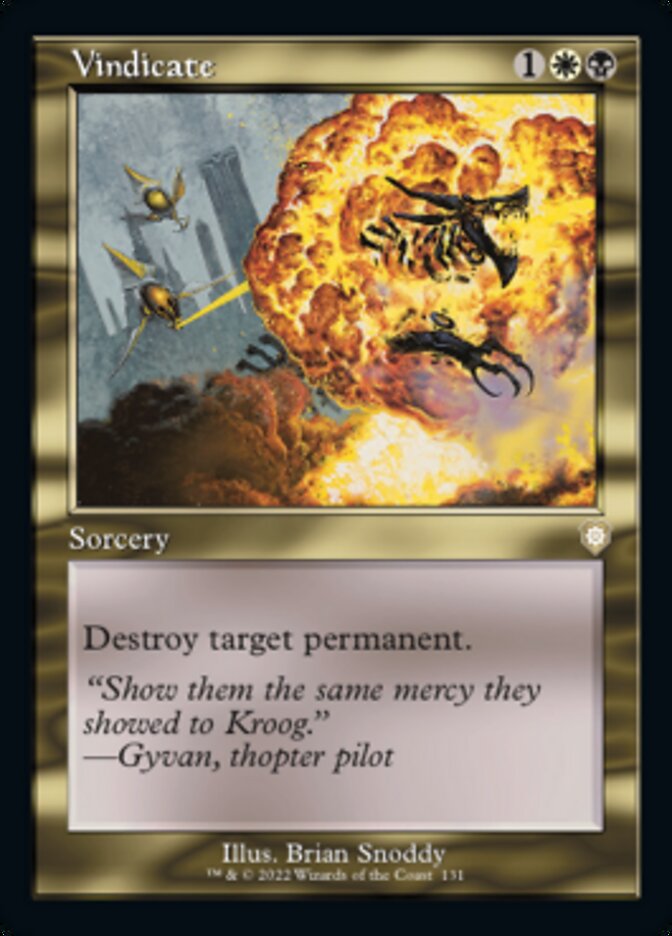 Vindicate - The Brothers' War Commander (BRC)