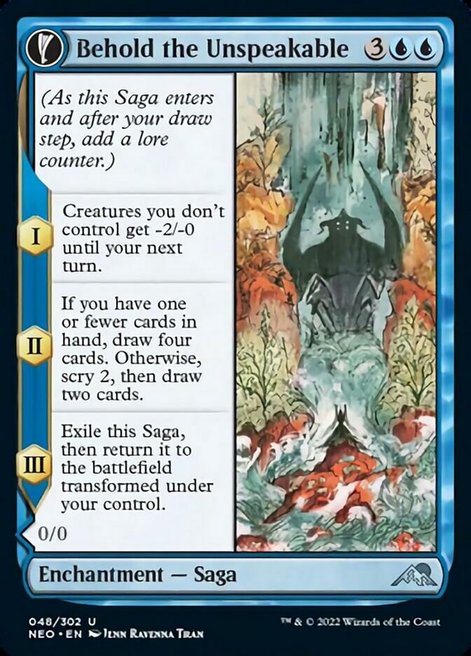Behold the Unspeakable // Vision of the Unspeakable - Kamigawa: Neon Dynasty (NEO)