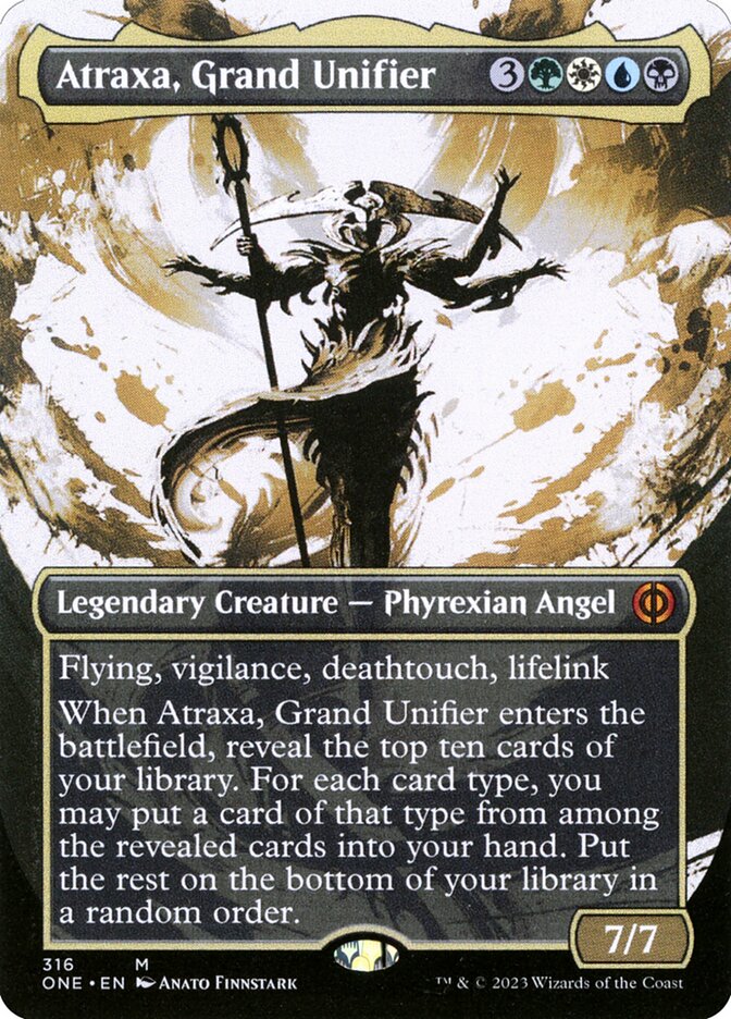 Atraxa, Grand Unifier - [Showcase] Phyrexia: All Will Be One (ONE)