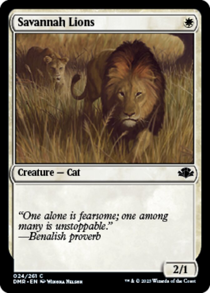 Savannah Lions - Dominaria Remastered (DMR)