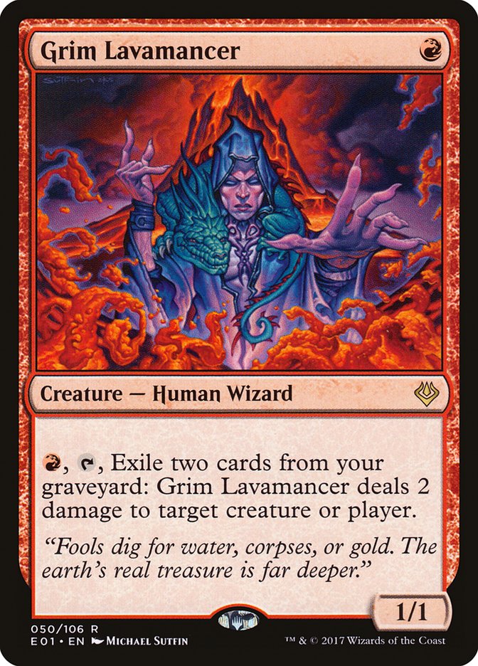 Grim Lavamancer - Archenemy: Nicol Bolas (E01)