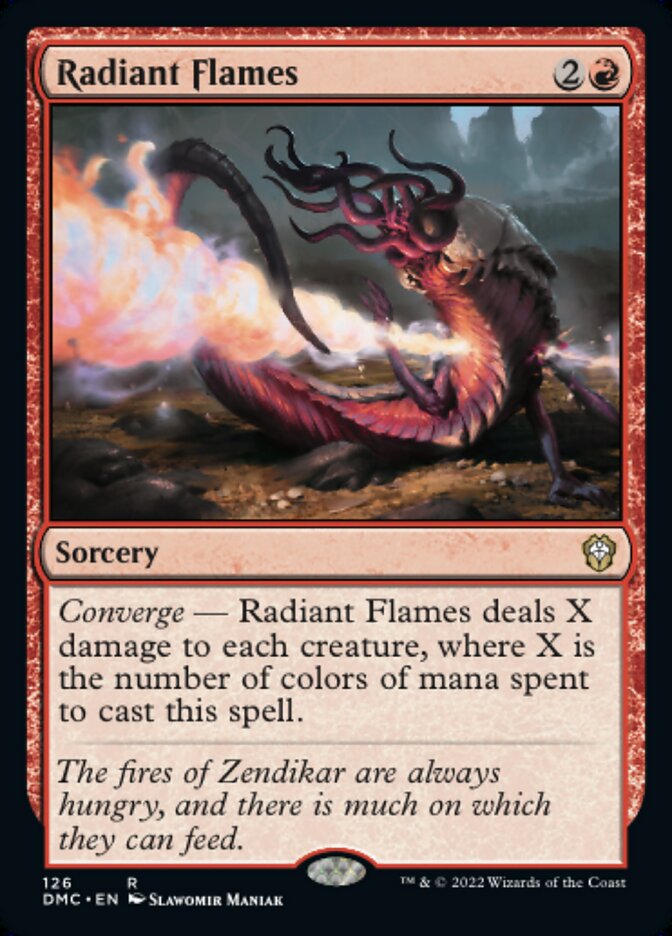 Radiant Flames - Dominaria United Commander (DMC)