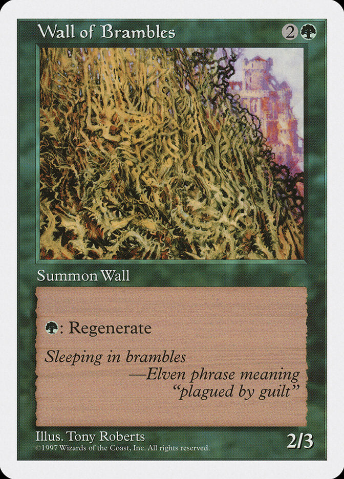 Wall of Brambles - Fifth Edition (5ED)