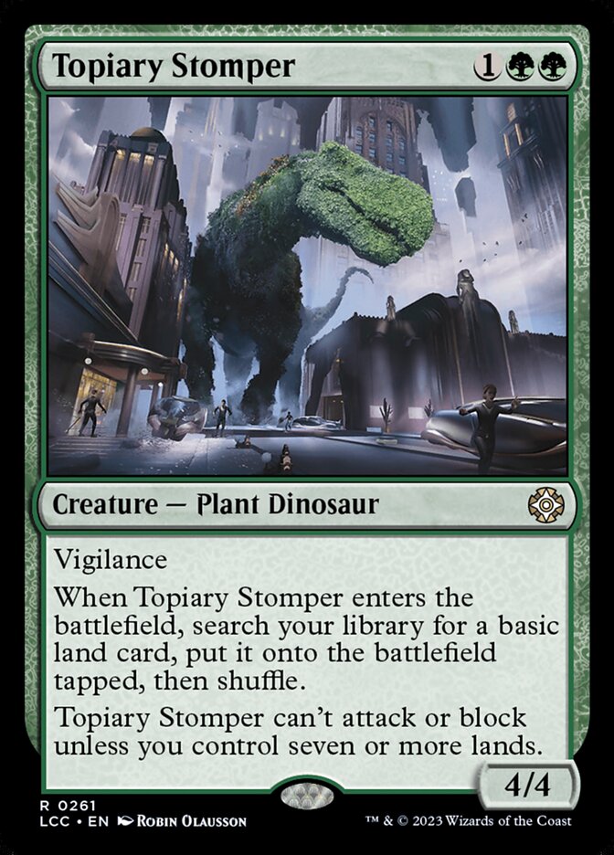 Topiary Stomper - Lost Caverns of Ixalan Commander (LCC)
