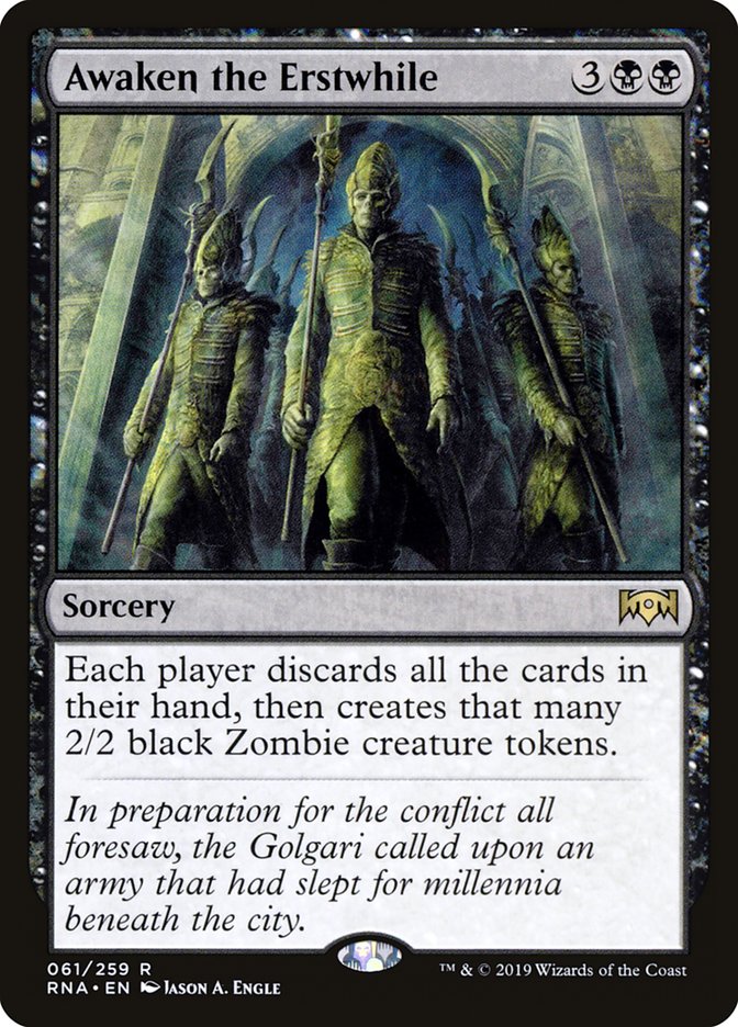 Awaken the Erstwhile - Ravnica Allegiance (RNA)