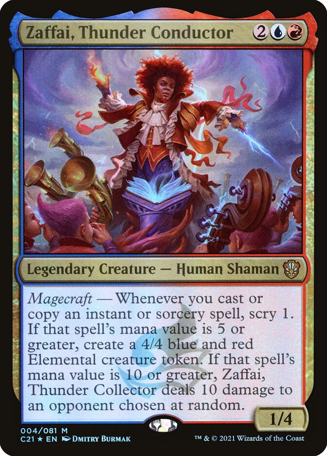 Zaffai, Thunder Conductor - Commander 2021 (C21)