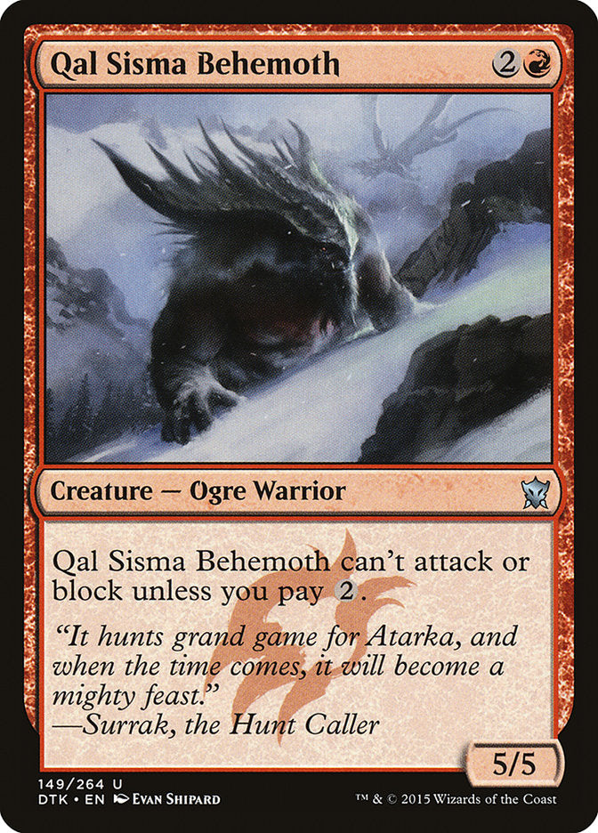 Qal Sisma Behemoth - Dragons of Tarkir (DTK)