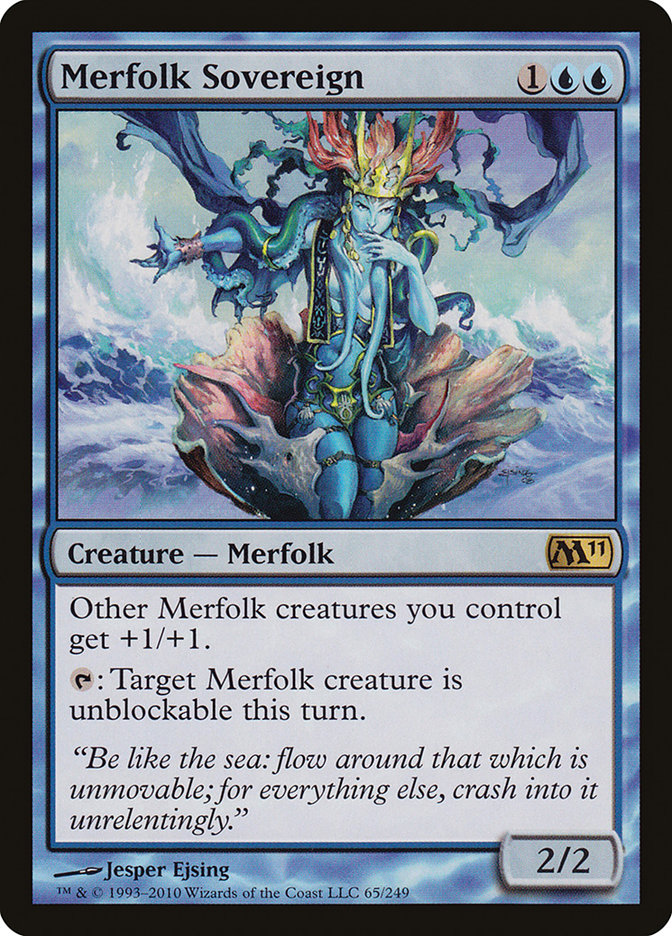 Merfolk Sovereign - Magic 2011 (M11)